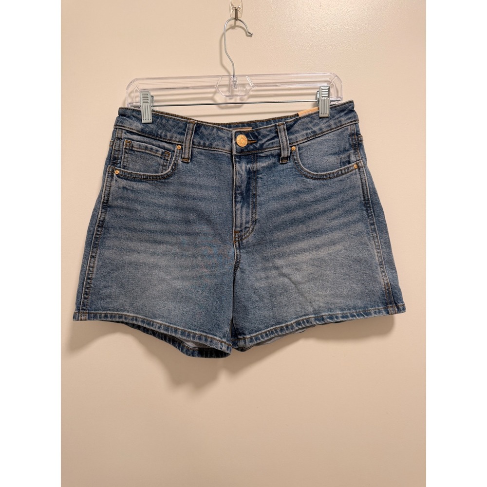 KUT from the Kloth Jane Shorts Women 4 Blue NWT High Rise Denim